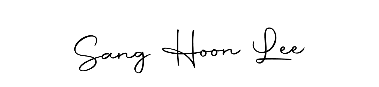 Use a signature maker to create a handwritten signature online. With this signature software, you can design (Autography-DOLnW) your own signature for name Sang Hoon Lee. Sang Hoon Lee signature style 10 images and pictures png