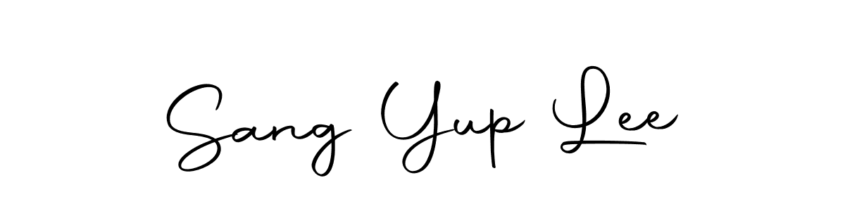 Design your own signature with our free online signature maker. With this signature software, you can create a handwritten (Autography-DOLnW) signature for name Sang Yup Lee. Sang Yup Lee signature style 10 images and pictures png