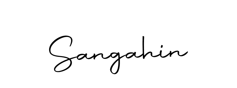 How to make Sangahin name signature. Use Autography-DOLnW style for creating short signs online. This is the latest handwritten sign. Sangahin signature style 10 images and pictures png