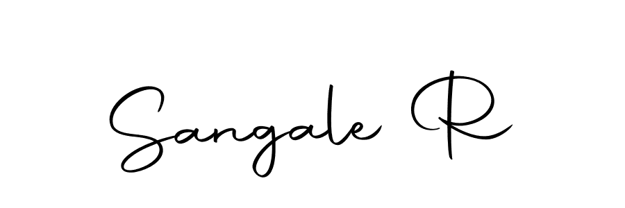 Create a beautiful signature design for name Sangale R. With this signature (Autography-DOLnW) fonts, you can make a handwritten signature for free. Sangale R signature style 10 images and pictures png