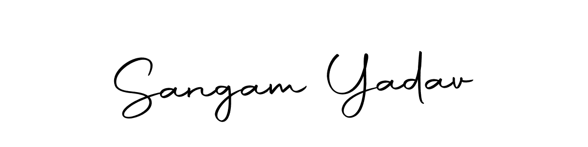 This is the best signature style for the Sangam Yadav name. Also you like these signature font (Autography-DOLnW). Mix name signature. Sangam Yadav signature style 10 images and pictures png