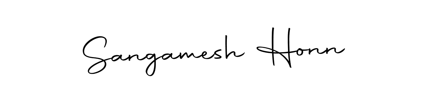 The best way (Autography-DOLnW) to make a short signature is to pick only two or three words in your name. The name Sangamesh Honn include a total of six letters. For converting this name. Sangamesh Honn signature style 10 images and pictures png