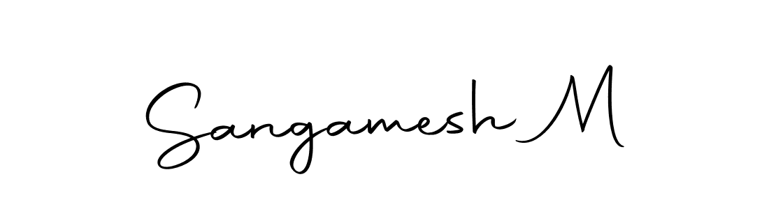 Similarly Autography-DOLnW is the best handwritten signature design. Signature creator online .You can use it as an online autograph creator for name Sangamesh M. Sangamesh M signature style 10 images and pictures png