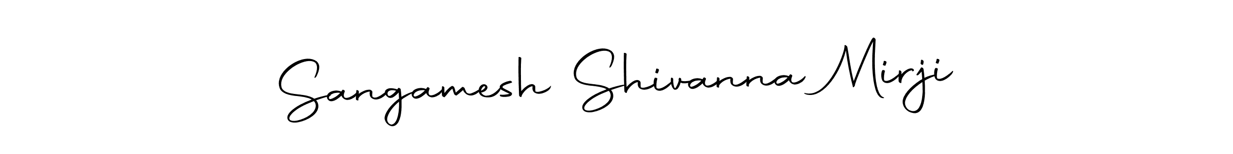 How to make Sangamesh Shivanna Mirji signature? Autography-DOLnW is a professional autograph style. Create handwritten signature for Sangamesh Shivanna Mirji name. Sangamesh Shivanna Mirji signature style 10 images and pictures png