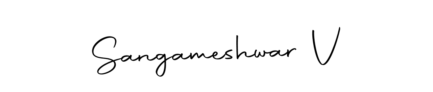 Also You can easily find your signature by using the search form. We will create Sangameshwar V name handwritten signature images for you free of cost using Autography-DOLnW sign style. Sangameshwar V signature style 10 images and pictures png