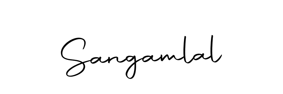 Design your own signature with our free online signature maker. With this signature software, you can create a handwritten (Autography-DOLnW) signature for name Sangamlal. Sangamlal signature style 10 images and pictures png