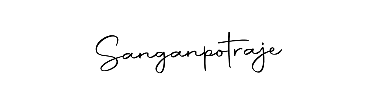 Sanganpotraje stylish signature style. Best Handwritten Sign (Autography-DOLnW) for my name. Handwritten Signature Collection Ideas for my name Sanganpotraje. Sanganpotraje signature style 10 images and pictures png