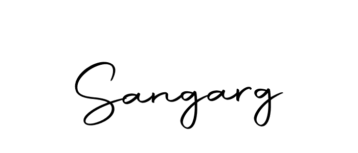 You should practise on your own different ways (Autography-DOLnW) to write your name (Sangarg) in signature. don't let someone else do it for you. Sangarg signature style 10 images and pictures png