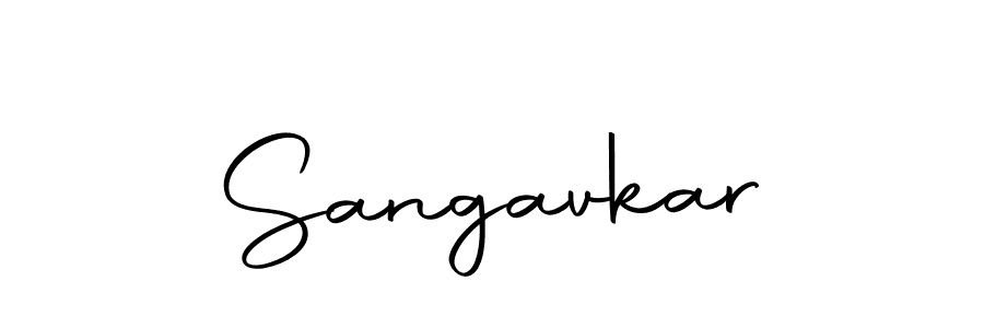 Design your own signature with our free online signature maker. With this signature software, you can create a handwritten (Autography-DOLnW) signature for name Sangavkar. Sangavkar signature style 10 images and pictures png