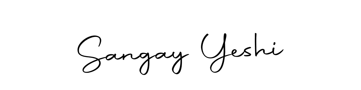 Also we have Sangay Yeshi name is the best signature style. Create professional handwritten signature collection using Autography-DOLnW autograph style. Sangay Yeshi signature style 10 images and pictures png