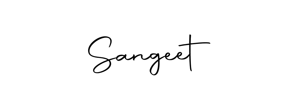 Design your own signature with our free online signature maker. With this signature software, you can create a handwritten (Autography-DOLnW) signature for name Sangeet​. Sangeet​ signature style 10 images and pictures png
