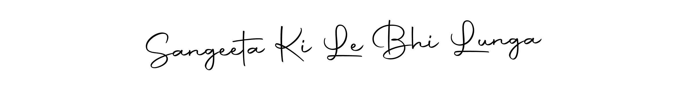 Make a beautiful signature design for name Sangeeta Ki Le Bhi Lunga. With this signature (Autography-DOLnW) style, you can create a handwritten signature for free. Sangeeta Ki Le Bhi Lunga signature style 10 images and pictures png