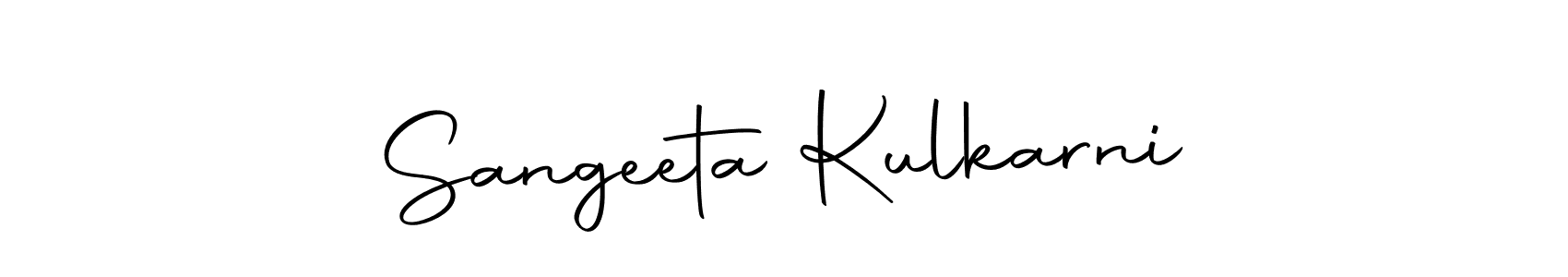 Create a beautiful signature design for name Sangeeta Kulkarni. With this signature (Autography-DOLnW) fonts, you can make a handwritten signature for free. Sangeeta Kulkarni signature style 10 images and pictures png