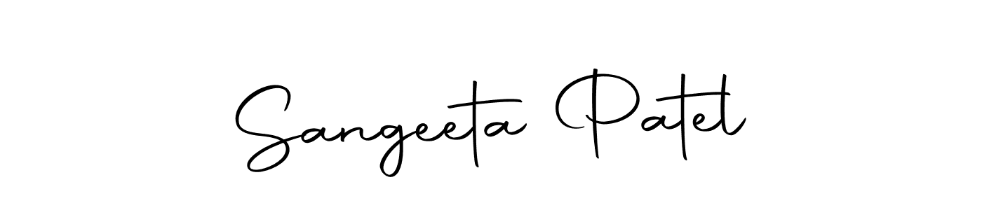 Make a beautiful signature design for name Sangeeta Patel. With this signature (Autography-DOLnW) style, you can create a handwritten signature for free. Sangeeta Patel signature style 10 images and pictures png