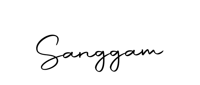 Make a beautiful signature design for name Sanggam. With this signature (Autography-DOLnW) style, you can create a handwritten signature for free. Sanggam signature style 10 images and pictures png