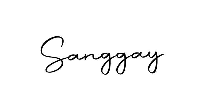 Create a beautiful signature design for name Sanggay. With this signature (Autography-DOLnW) fonts, you can make a handwritten signature for free. Sanggay signature style 10 images and pictures png