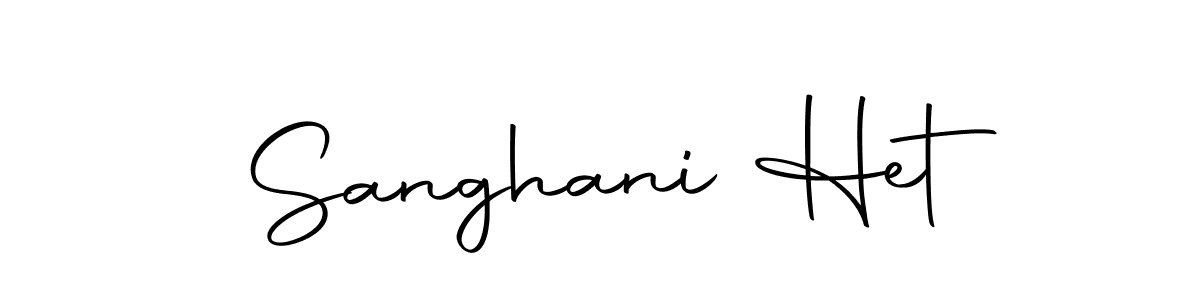 How to make Sanghani Het name signature. Use Autography-DOLnW style for creating short signs online. This is the latest handwritten sign. Sanghani Het signature style 10 images and pictures png