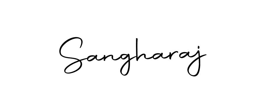 Use a signature maker to create a handwritten signature online. With this signature software, you can design (Autography-DOLnW) your own signature for name Sangharaj. Sangharaj signature style 10 images and pictures png