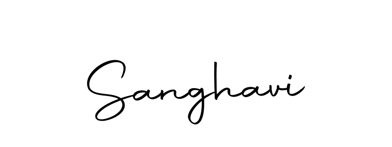 Create a beautiful signature design for name Sanghavi. With this signature (Autography-DOLnW) fonts, you can make a handwritten signature for free. Sanghavi signature style 10 images and pictures png