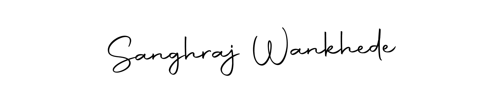 Make a beautiful signature design for name Sanghraj Wankhede. Use this online signature maker to create a handwritten signature for free. Sanghraj Wankhede signature style 10 images and pictures png