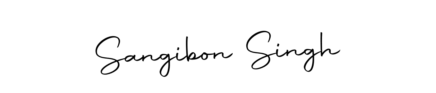 How to Draw Sangibon Singh signature style? Autography-DOLnW is a latest design signature styles for name Sangibon Singh. Sangibon Singh signature style 10 images and pictures png