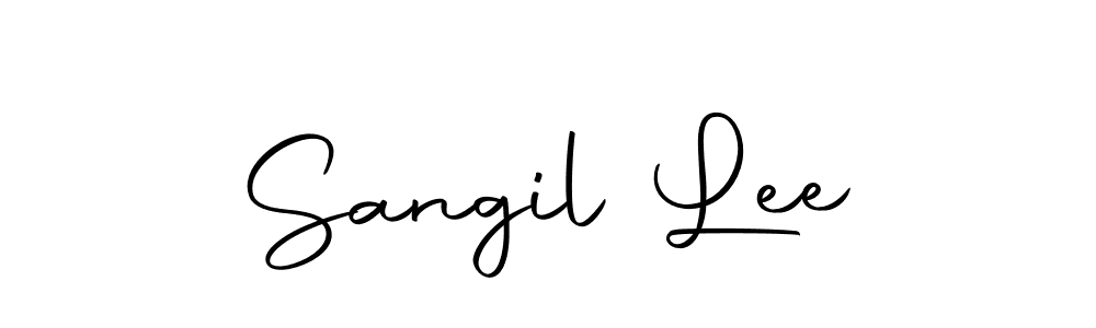 Make a beautiful signature design for name Sangil Lee. With this signature (Autography-DOLnW) style, you can create a handwritten signature for free. Sangil Lee signature style 10 images and pictures png