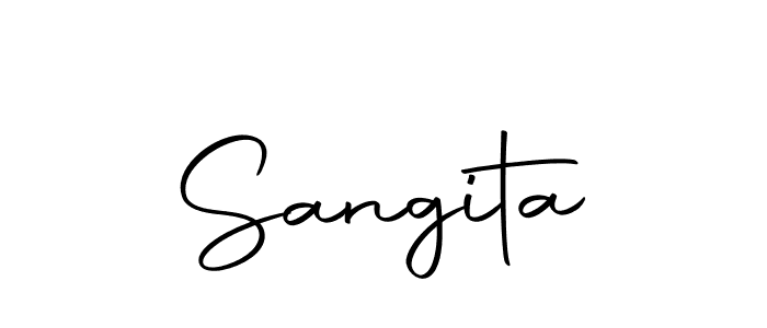 Sangita stylish signature style. Best Handwritten Sign (Autography-DOLnW) for my name. Handwritten Signature Collection Ideas for my name Sangita. Sangita signature style 10 images and pictures png