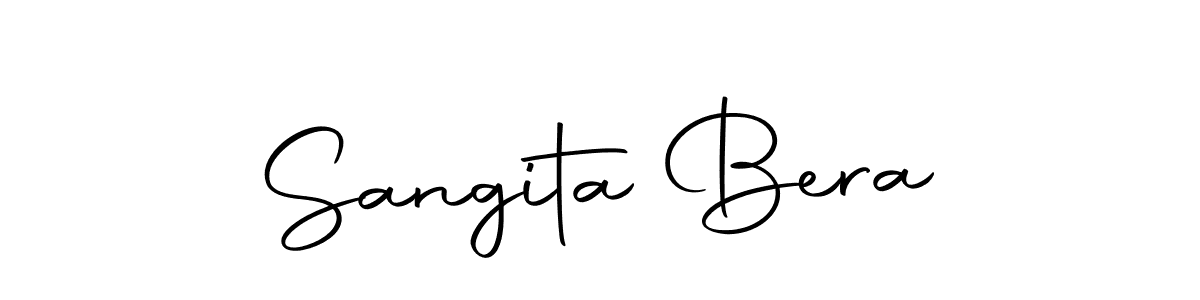 How to make Sangita Bera signature? Autography-DOLnW is a professional autograph style. Create handwritten signature for Sangita Bera name. Sangita Bera signature style 10 images and pictures png