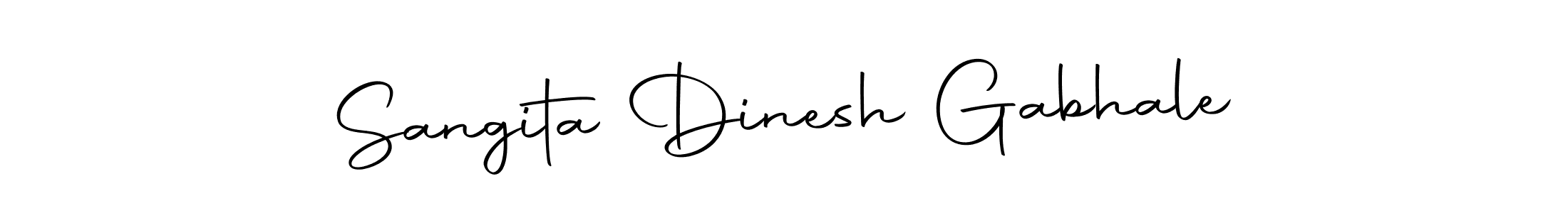 How to make Sangita Dinesh Gabhale signature? Autography-DOLnW is a professional autograph style. Create handwritten signature for Sangita Dinesh Gabhale name. Sangita Dinesh Gabhale signature style 10 images and pictures png