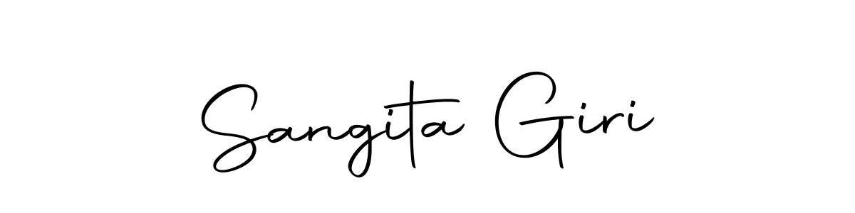 Make a beautiful signature design for name Sangita Giri. Use this online signature maker to create a handwritten signature for free. Sangita Giri signature style 10 images and pictures png