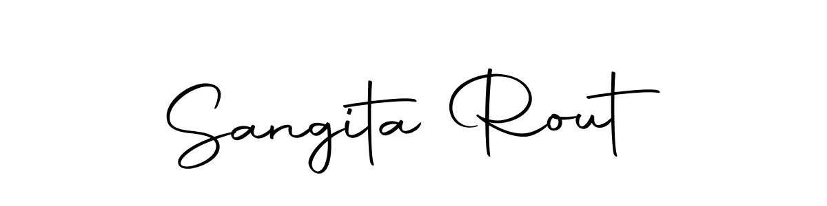 How to make Sangita Rout signature? Autography-DOLnW is a professional autograph style. Create handwritten signature for Sangita Rout name. Sangita Rout signature style 10 images and pictures png