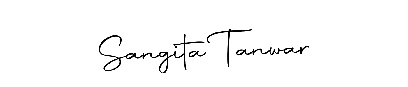 You can use this online signature creator to create a handwritten signature for the name Sangita Tanwar. This is the best online autograph maker. Sangita Tanwar signature style 10 images and pictures png