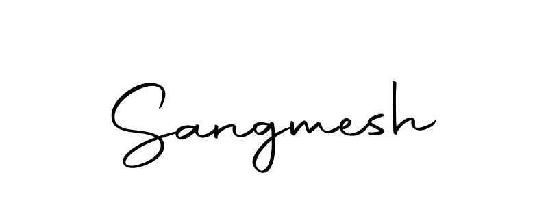 Create a beautiful signature design for name Sangmesh. With this signature (Autography-DOLnW) fonts, you can make a handwritten signature for free. Sangmesh signature style 10 images and pictures png