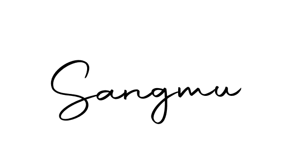 Make a beautiful signature design for name Sangmu. With this signature (Autography-DOLnW) style, you can create a handwritten signature for free. Sangmu signature style 10 images and pictures png