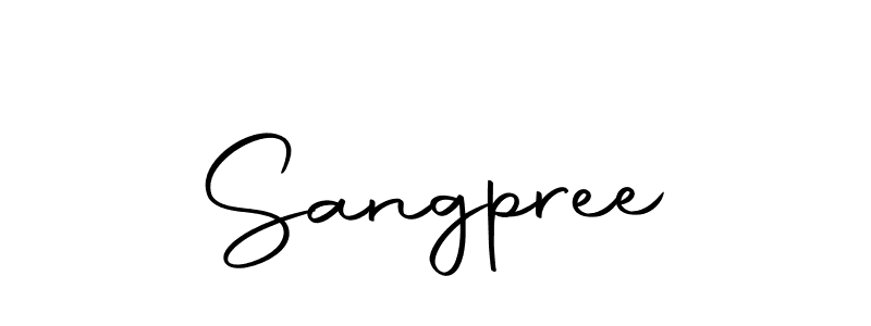 Make a beautiful signature design for name Sangpree. With this signature (Autography-DOLnW) style, you can create a handwritten signature for free. Sangpree signature style 10 images and pictures png