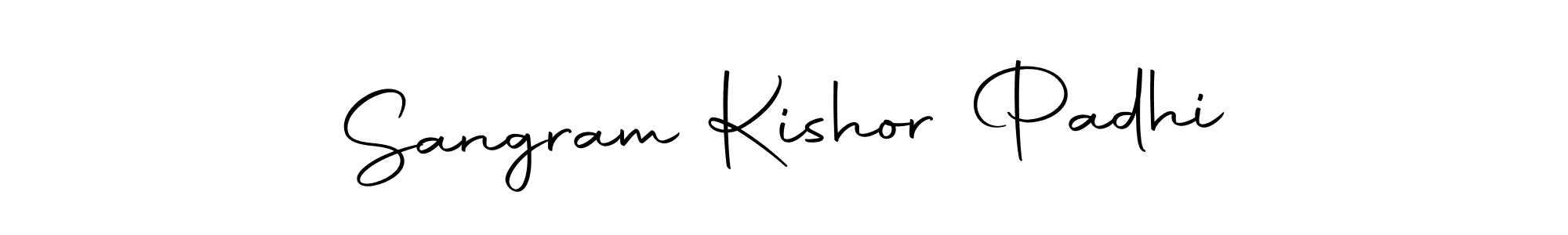 Create a beautiful signature design for name Sangram Kishor Padhi. With this signature (Autography-DOLnW) fonts, you can make a handwritten signature for free. Sangram Kishor Padhi signature style 10 images and pictures png