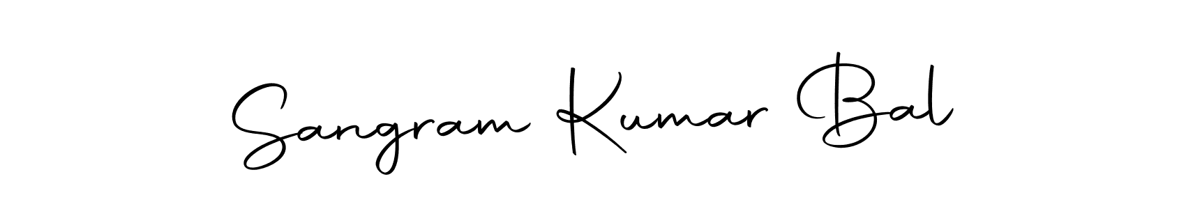Create a beautiful signature design for name Sangram Kumar Bal. With this signature (Autography-DOLnW) fonts, you can make a handwritten signature for free. Sangram Kumar Bal signature style 10 images and pictures png