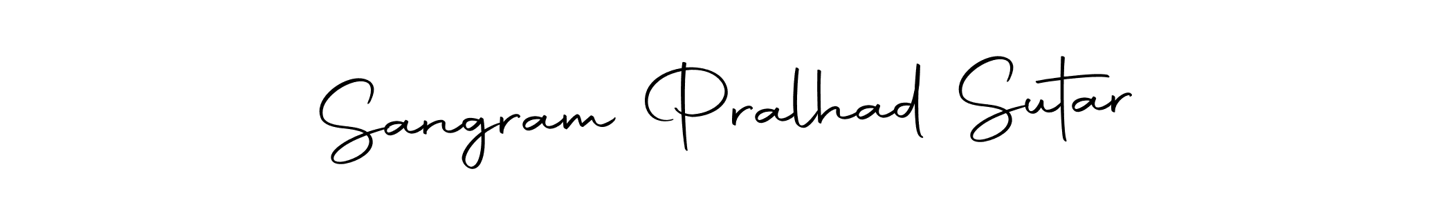 Similarly Autography-DOLnW is the best handwritten signature design. Signature creator online .You can use it as an online autograph creator for name Sangram Pralhad Sutar. Sangram Pralhad Sutar signature style 10 images and pictures png