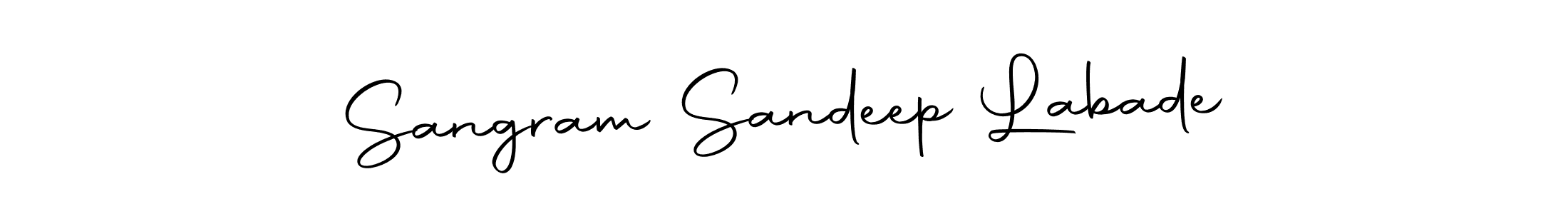 How to make Sangram Sandeep Labade signature? Autography-DOLnW is a professional autograph style. Create handwritten signature for Sangram Sandeep Labade name. Sangram Sandeep Labade signature style 10 images and pictures png