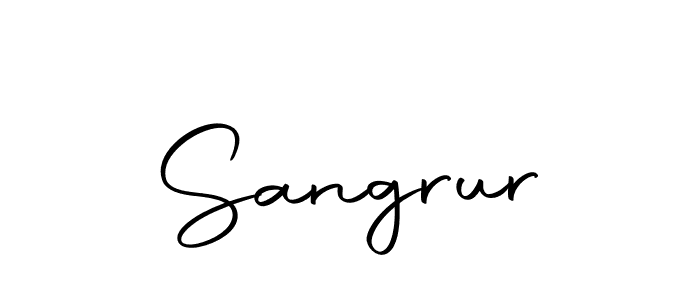 Design your own signature with our free online signature maker. With this signature software, you can create a handwritten (Autography-DOLnW) signature for name Sangrur. Sangrur signature style 10 images and pictures png