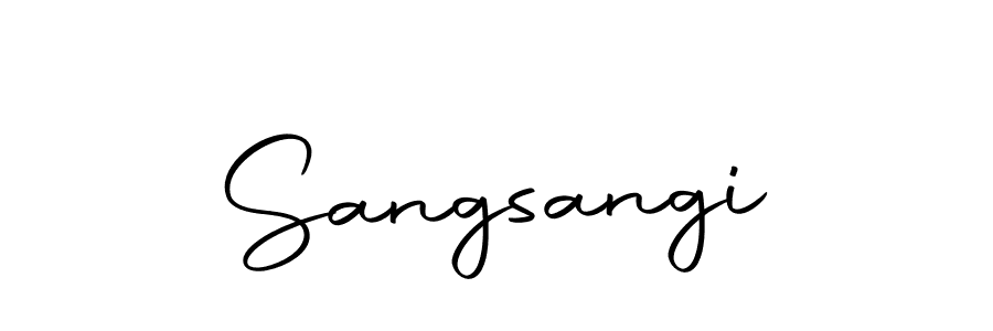 Create a beautiful signature design for name Sangsangi. With this signature (Autography-DOLnW) fonts, you can make a handwritten signature for free. Sangsangi signature style 10 images and pictures png