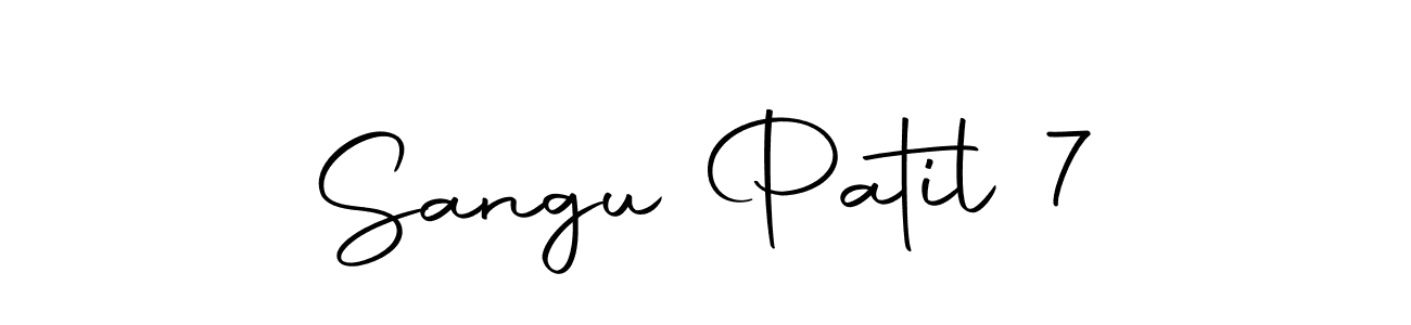 Sangu Patil 7 stylish signature style. Best Handwritten Sign (Autography-DOLnW) for my name. Handwritten Signature Collection Ideas for my name Sangu Patil 7. Sangu Patil 7 signature style 10 images and pictures png