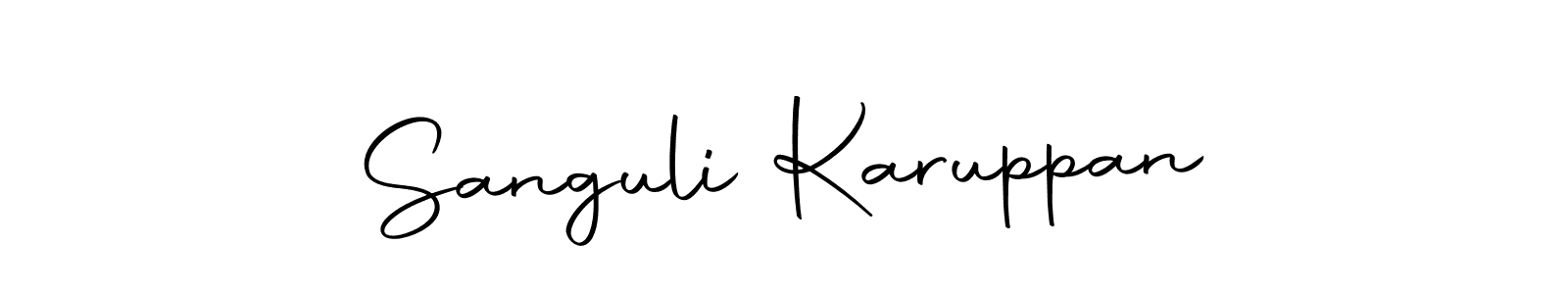 Also we have Sanguli Karuppan name is the best signature style. Create professional handwritten signature collection using Autography-DOLnW autograph style. Sanguli Karuppan signature style 10 images and pictures png