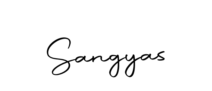 Design your own signature with our free online signature maker. With this signature software, you can create a handwritten (Autography-DOLnW) signature for name Sangyas. Sangyas signature style 10 images and pictures png