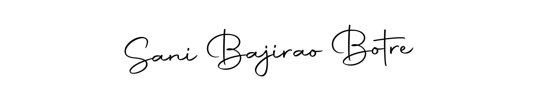 Use a signature maker to create a handwritten signature online. With this signature software, you can design (Autography-DOLnW) your own signature for name Sani Bajirao Botre. Sani Bajirao Botre signature style 10 images and pictures png