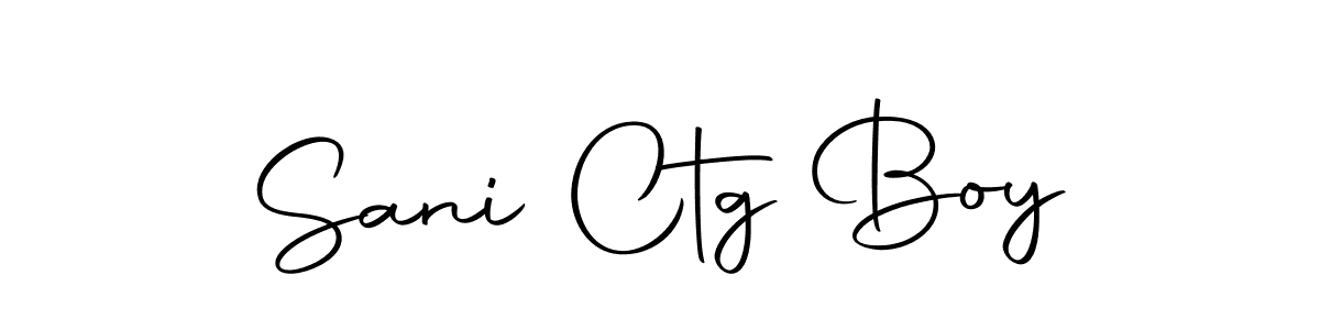 The best way (Autography-DOLnW) to make a short signature is to pick only two or three words in your name. The name Sani Ctg Boy include a total of six letters. For converting this name. Sani Ctg Boy signature style 10 images and pictures png