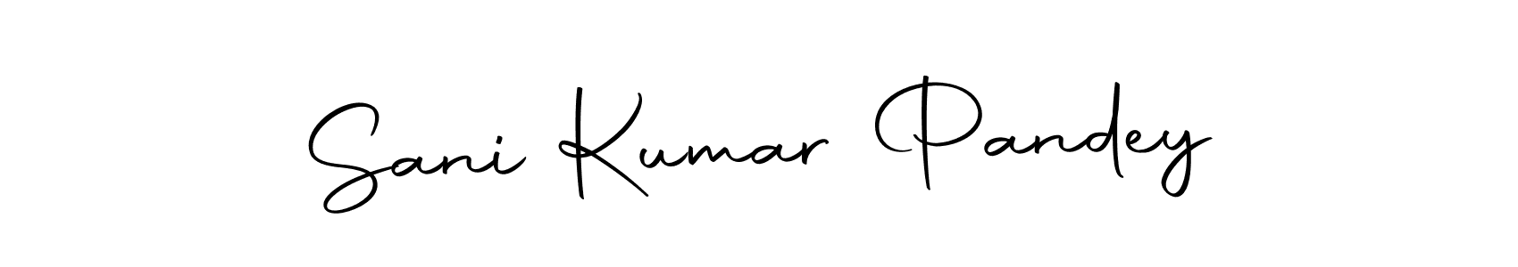 Make a beautiful signature design for name Sani Kumar Pandey. With this signature (Autography-DOLnW) style, you can create a handwritten signature for free. Sani Kumar Pandey signature style 10 images and pictures png