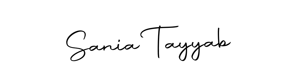 The best way (Autography-DOLnW) to make a short signature is to pick only two or three words in your name. The name Sania Tayyab include a total of six letters. For converting this name. Sania Tayyab signature style 10 images and pictures png