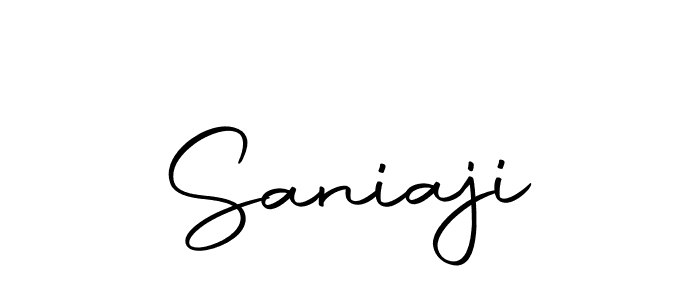 Use a signature maker to create a handwritten signature online. With this signature software, you can design (Autography-DOLnW) your own signature for name Saniaji. Saniaji signature style 10 images and pictures png