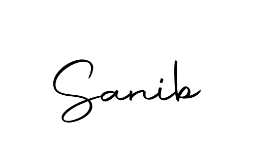 Make a short Sanib signature style. Manage your documents anywhere anytime using Autography-DOLnW. Create and add eSignatures, submit forms, share and send files easily. Sanib signature style 10 images and pictures png